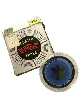 Prinz Coated 48mm 80A Blue Camera Lens Filter Made In Japan
